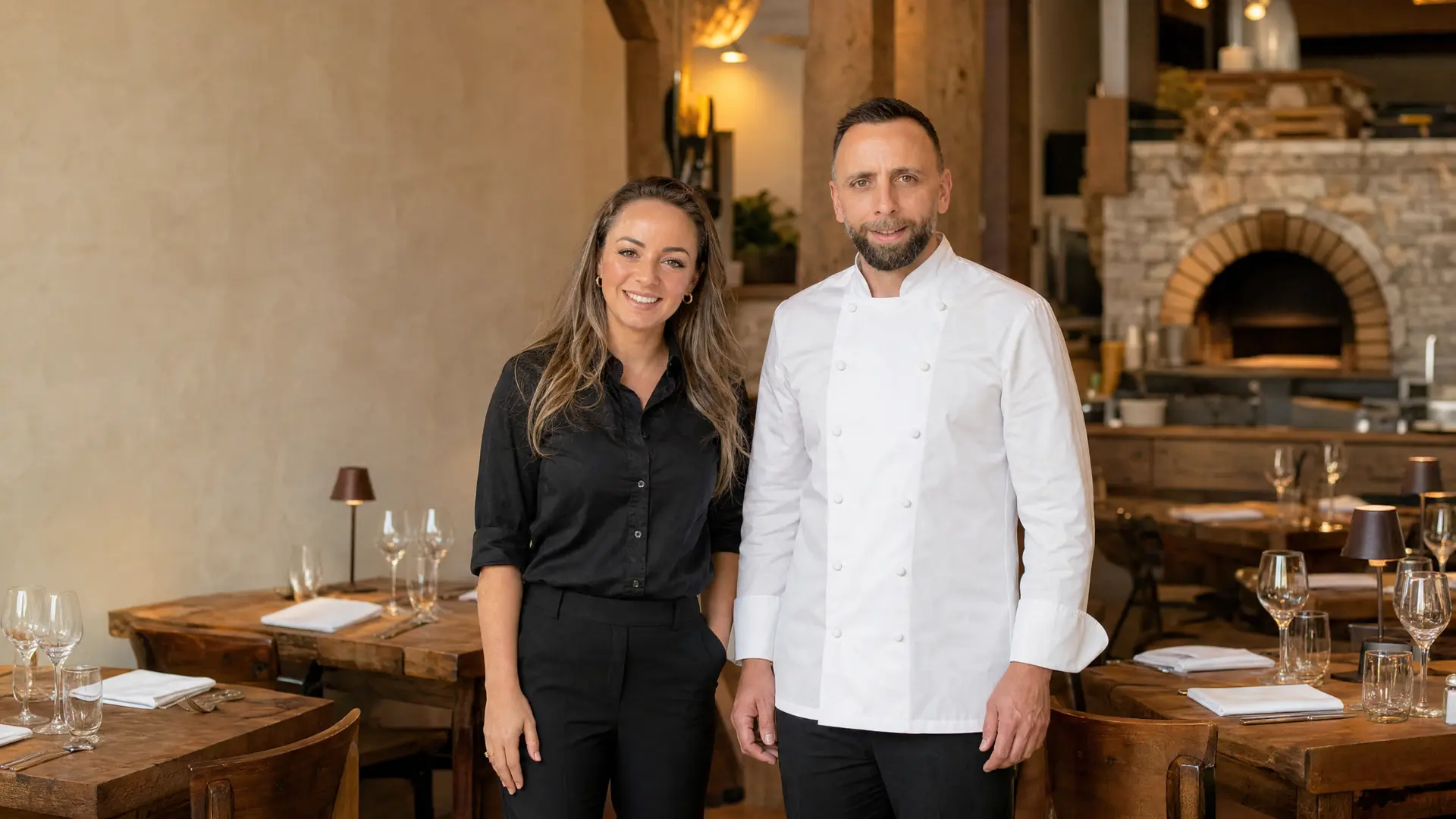 Marsel and Tina Oroshi – owner, head chef and service manager of Ristorante Alsterschleuse in Tangstedt
